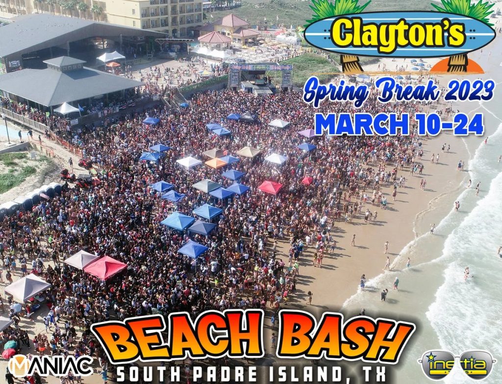 South padre island in spring break