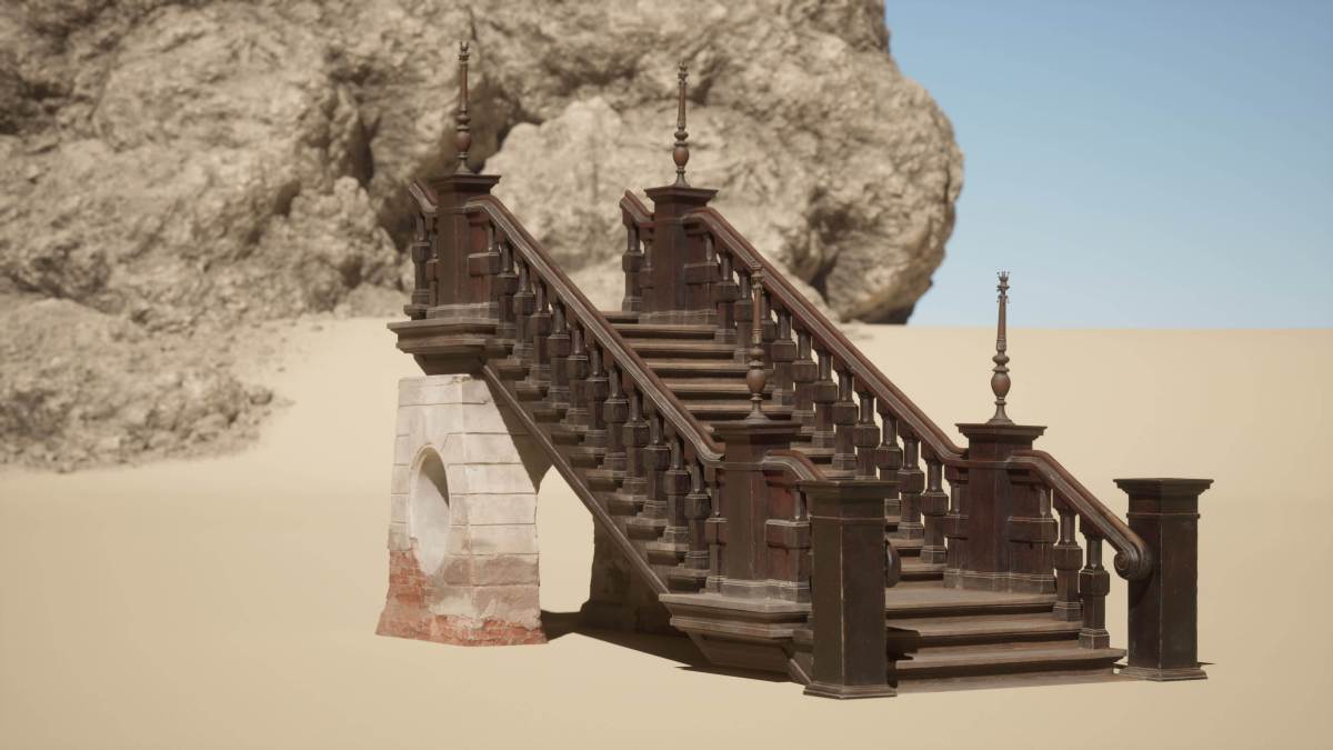Rock stairs